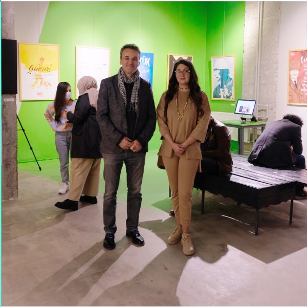 Doç.Serdar Pehlivan, Gizem Salman Sanat Galerisi açılışında Doç. Serdar Pehlivan ve Gizem Salman
